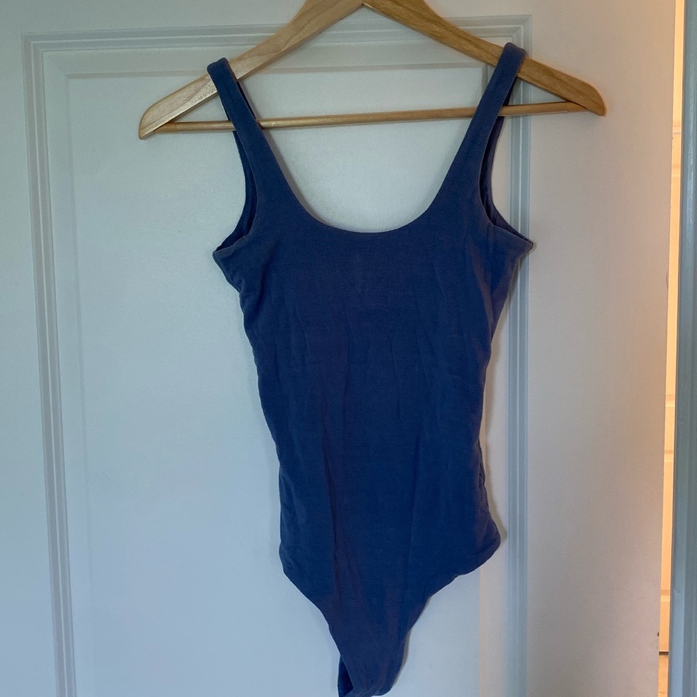 Oh Polly Blue Bodysuit Size 4